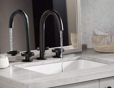 matte black faucet finish