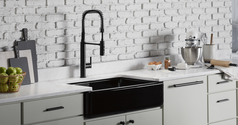 Kohler Whitehaven Cast Iron Kitchen Sink