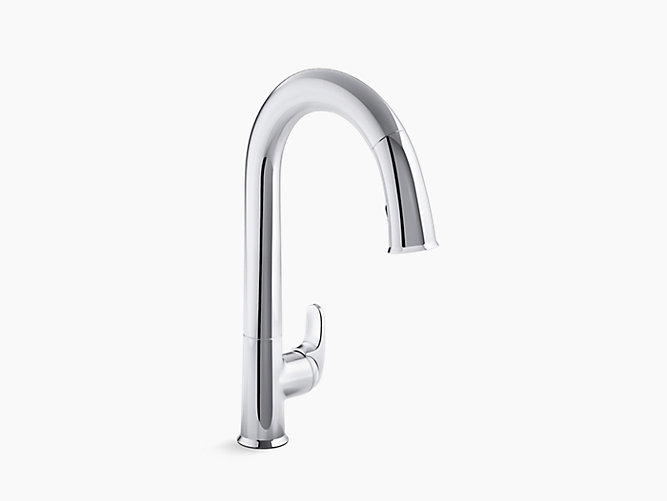 Kohler Sensate touchless faucet in polished chrome finish | touchless faucet | Weinstein Collegeville
