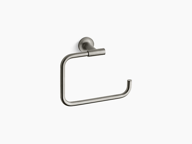 Kohler Purist towel ring | Minimalist Style Bathroom | Weinstein Collegeville