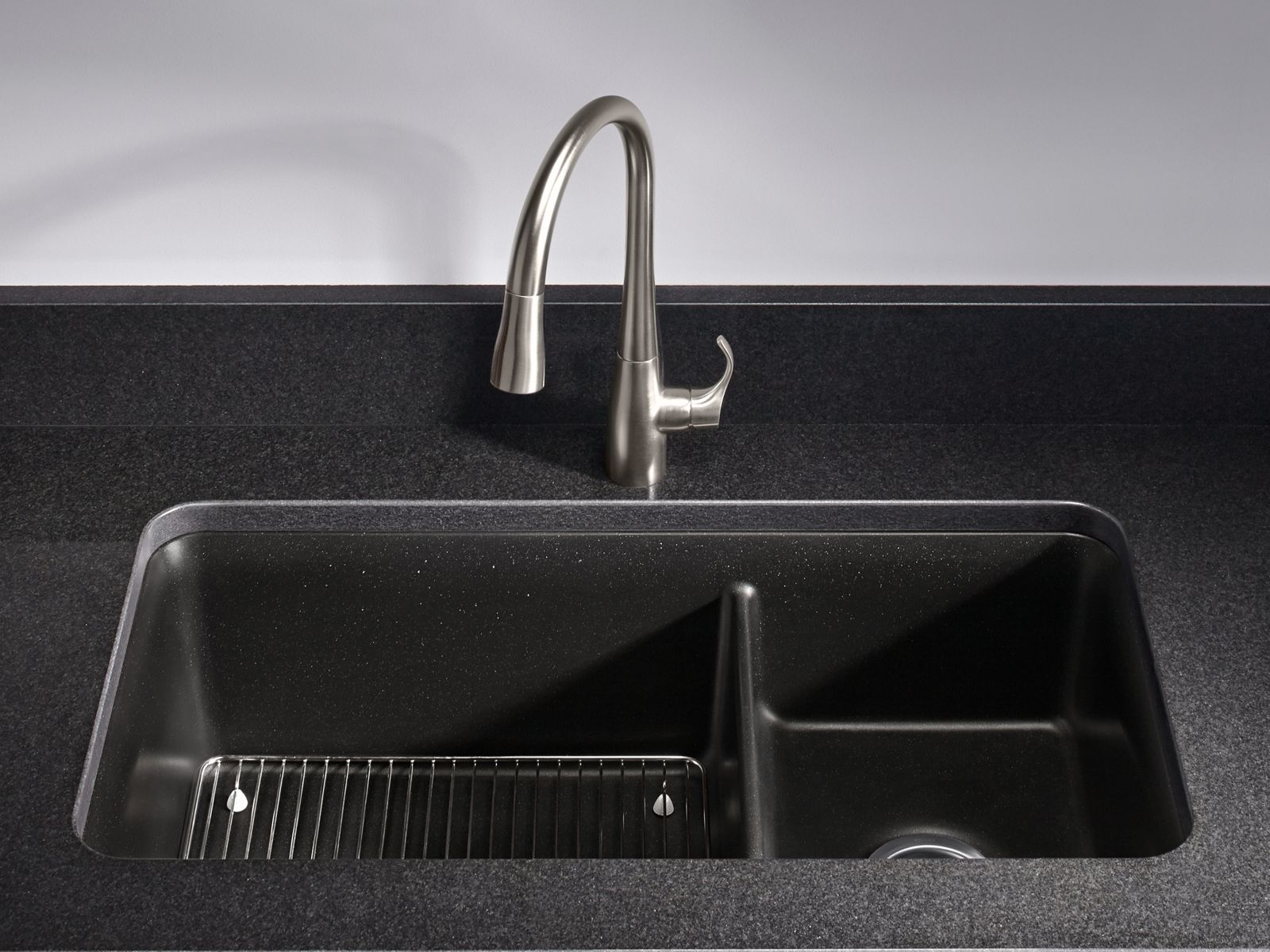 Neoroc kitchen sink in black | Weinstein Collegeville